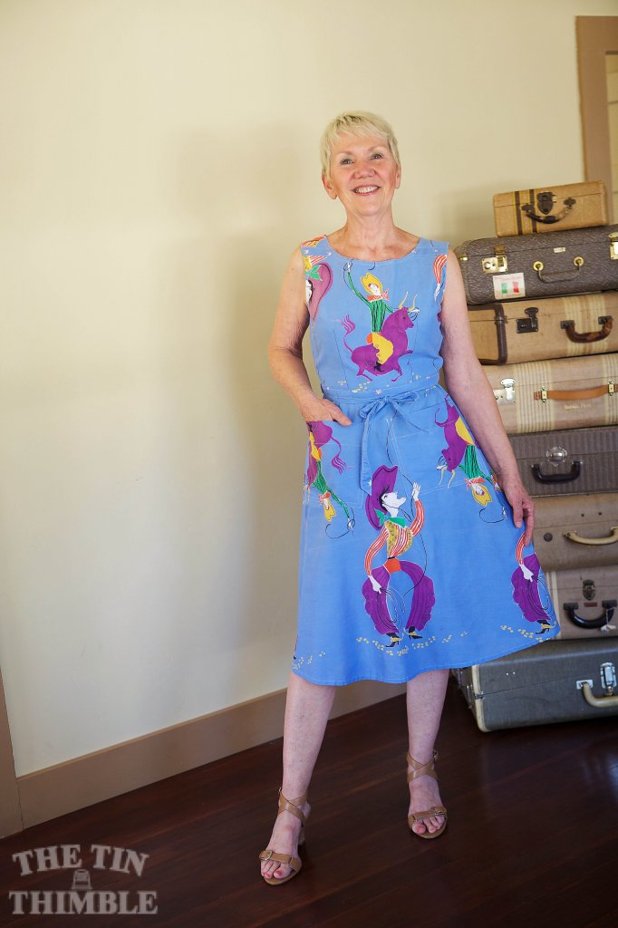 Handmade Dress by Sharon Mansfield at The Tin Thimble