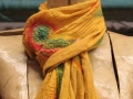 Nuno Felted Scarf by Sharon Mansfield at The Tin Thimble