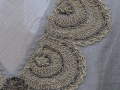 Antique Lace Detail of Dress Handmade by Sharon Mansfield at The Tin Thimble