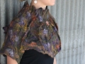 Wet Felted Capelet by Sharon Mansfield at The Tin Thimble