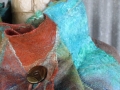 Nuno Felted Cape by Sharon Mansfield at The Tin Thimble
