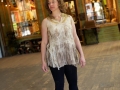 Nuno Felted & Botanical Dyed Top by Sharon Mansfield
