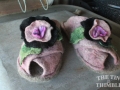 Wet Felted Espadrille Slippers by Sharon Mansfield at The Tin Thimble