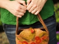 Wet Felted Small Purse by Sharon Mansfield at The Tin Thimble