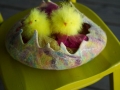 Wet Felted Easter Basket by Sharon Mansfield at The Tin Thimble