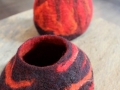Wet Felted Vessels by Merridee Smith