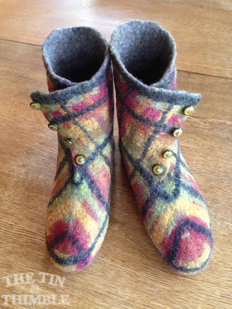 LEVEL 3: Wet Felted Boot Slippers - Private Lesson Only @ Loomis | California | United States