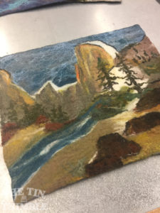 LEVEL 1: Wet Felted Mini Wall Hanging - Private Lesson Only @ Loomis | California | United States