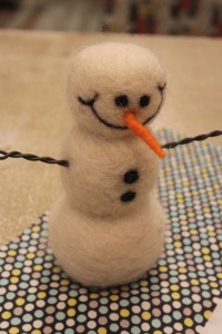 LEVEL1: Needle Felted Snowmen with Sierra Mohr @ The Tin Thimble | Loomis | California | United States