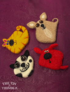 Level 2: Needle Felted Critter Pins @ The Tin Thimble | Loomis | California | United States