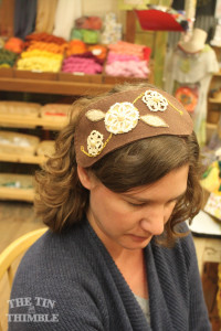 Level 1: Embroidered Headband @ The Tin Thimble | Loomis | California | United States