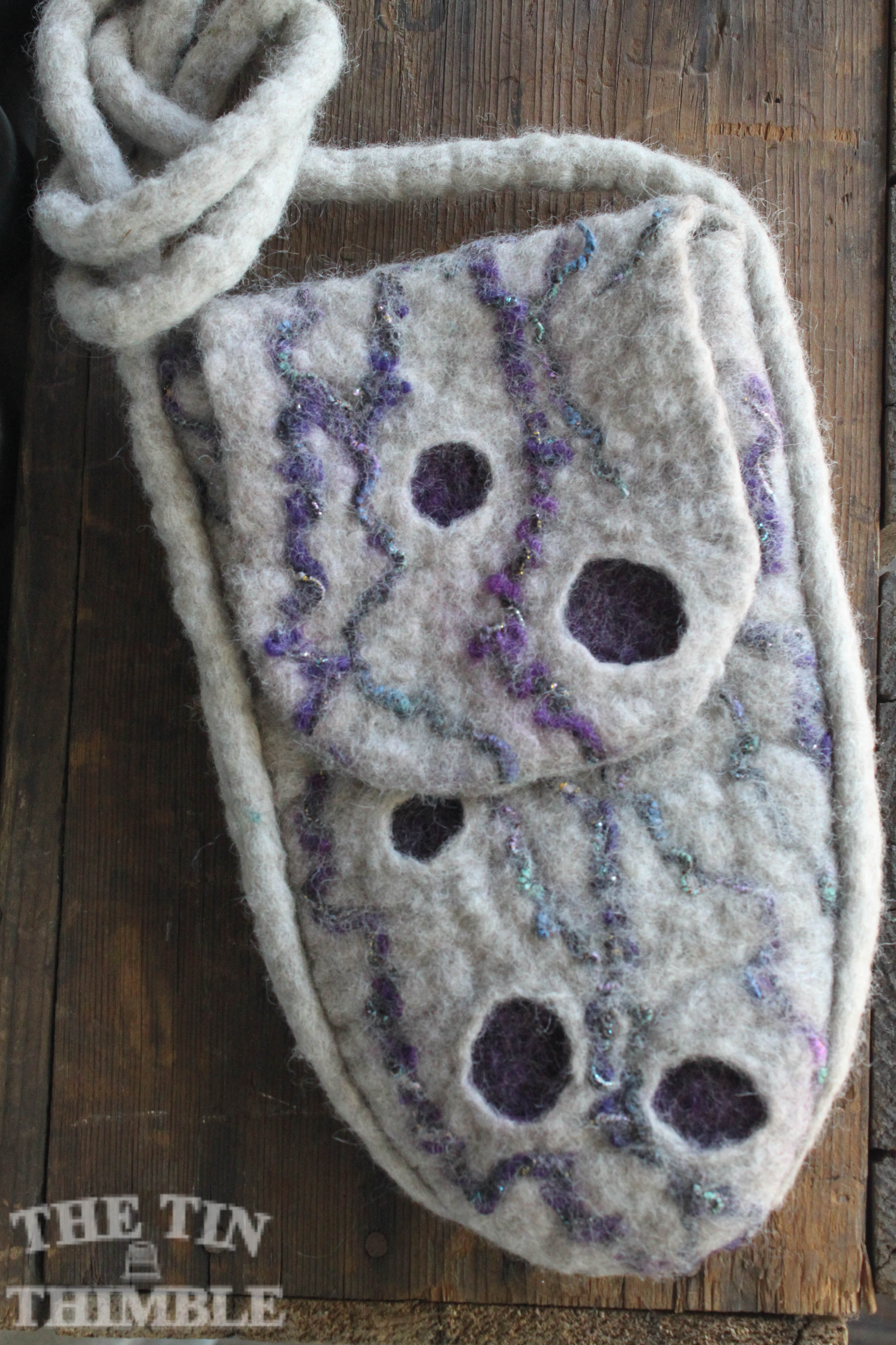Wet Felted Essentials Pouch by Toni Lutman
