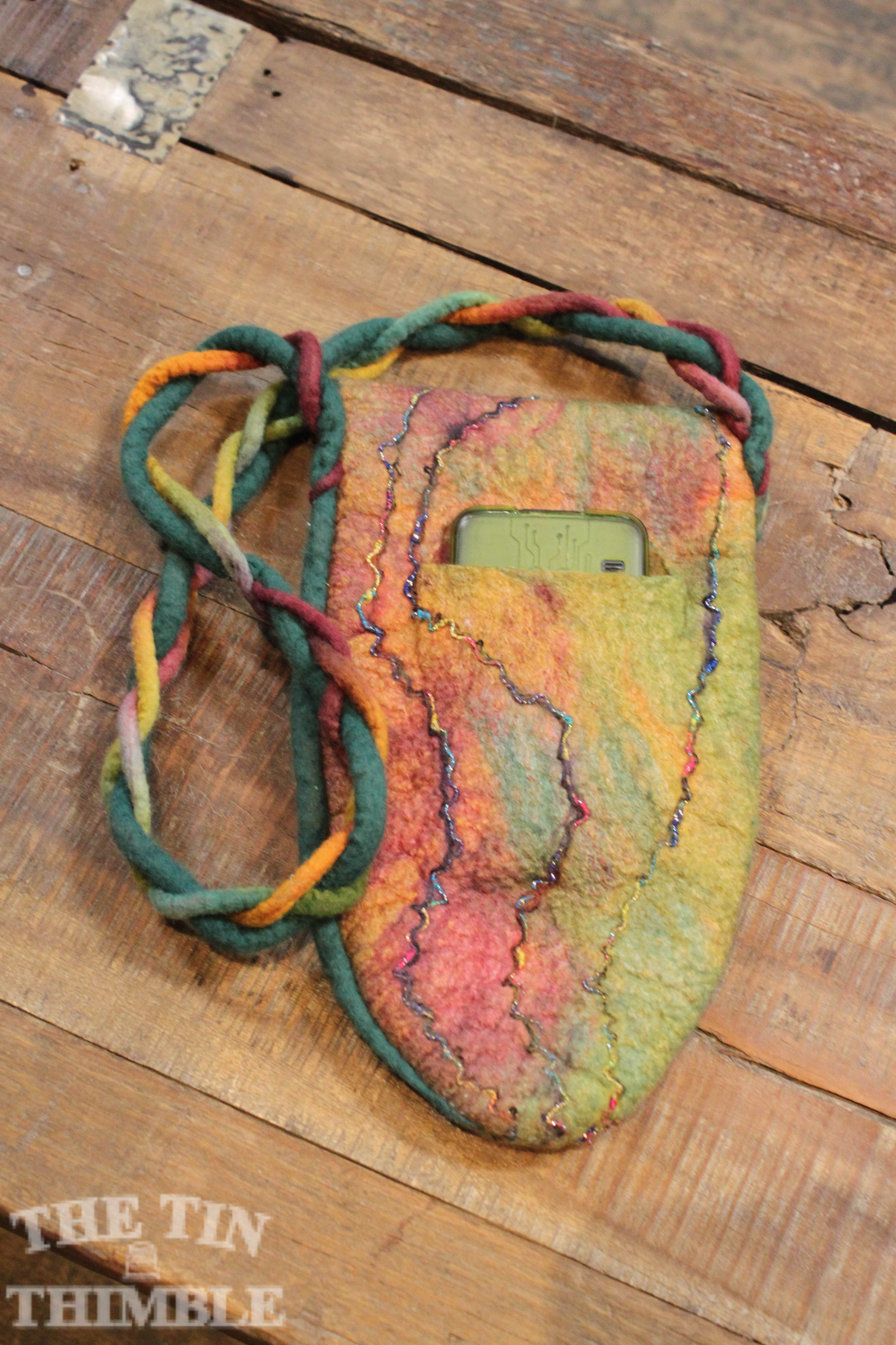 Wet Felted Essentials Pouch with Toni Lutman at The Tin Thimble