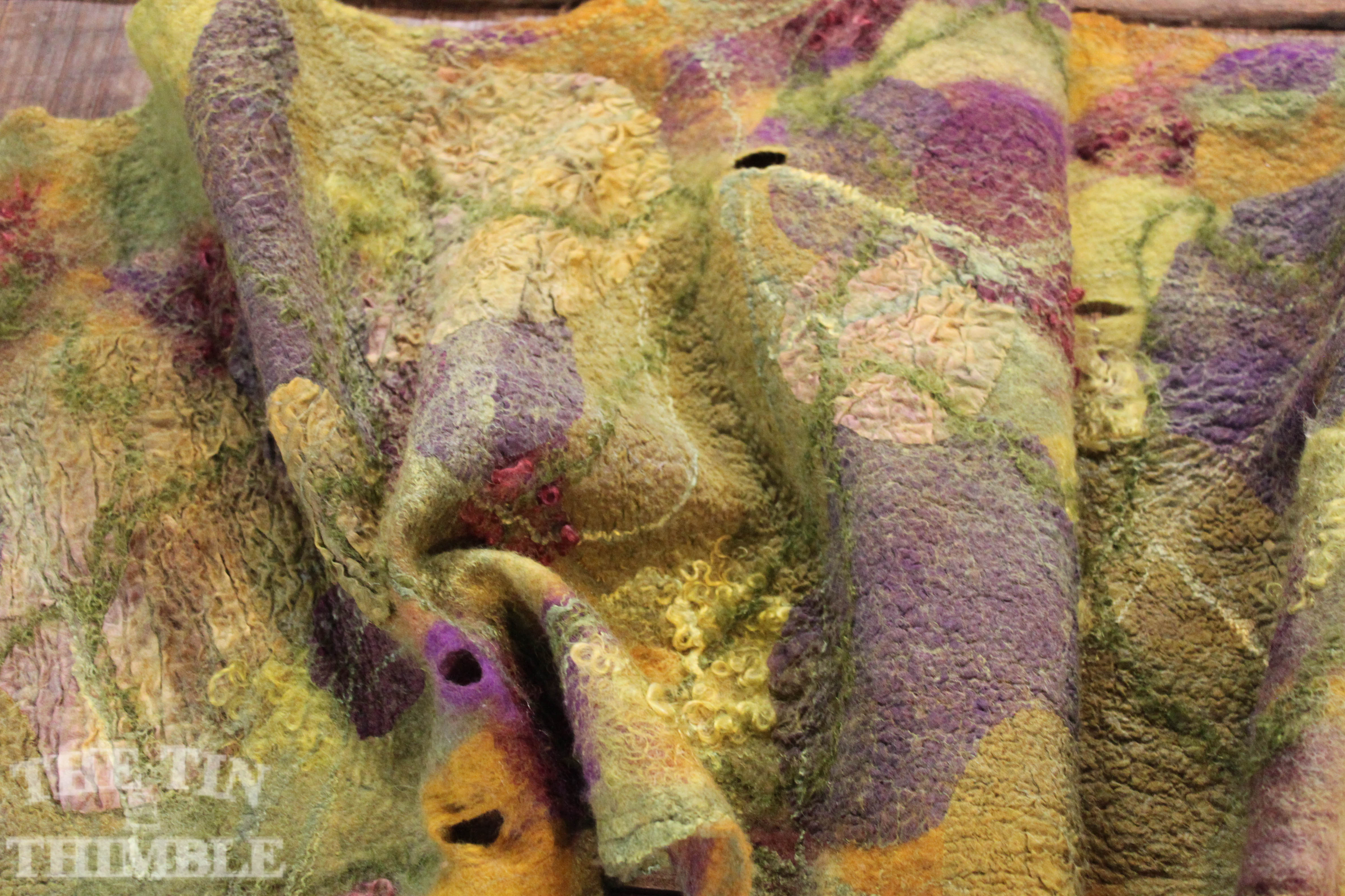 Wet Felted Abstract Collage with Sharon Mansfield