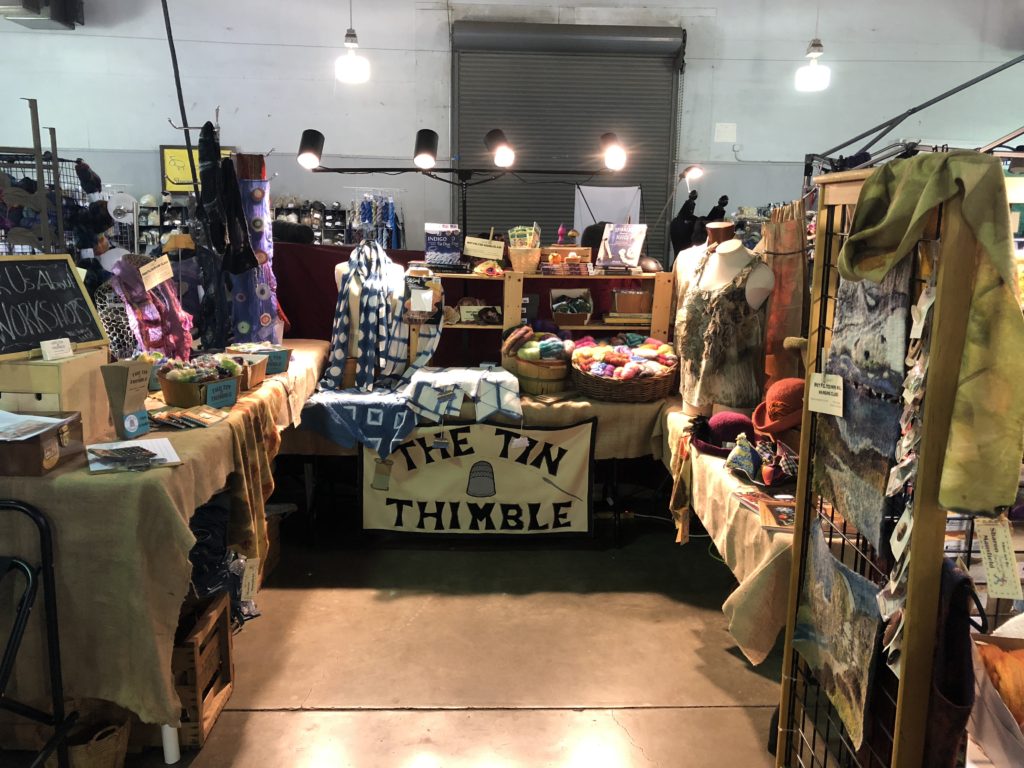 The Tin Thimble's booth at Lambtown Festival